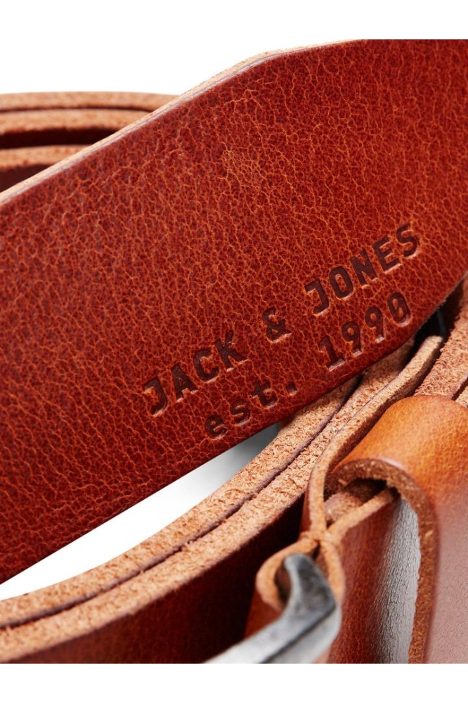 JJIPAUL JJLEATHER BELT NOOS 12111286 Mocha Bisque